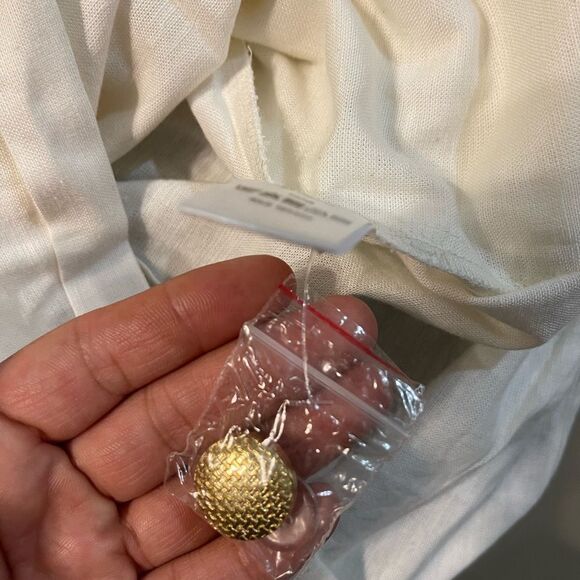 NWOT Venus Gold button Waist Tied Romper Size 16 - Picture 8 of 11